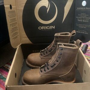 Origin Brown Leather Boots